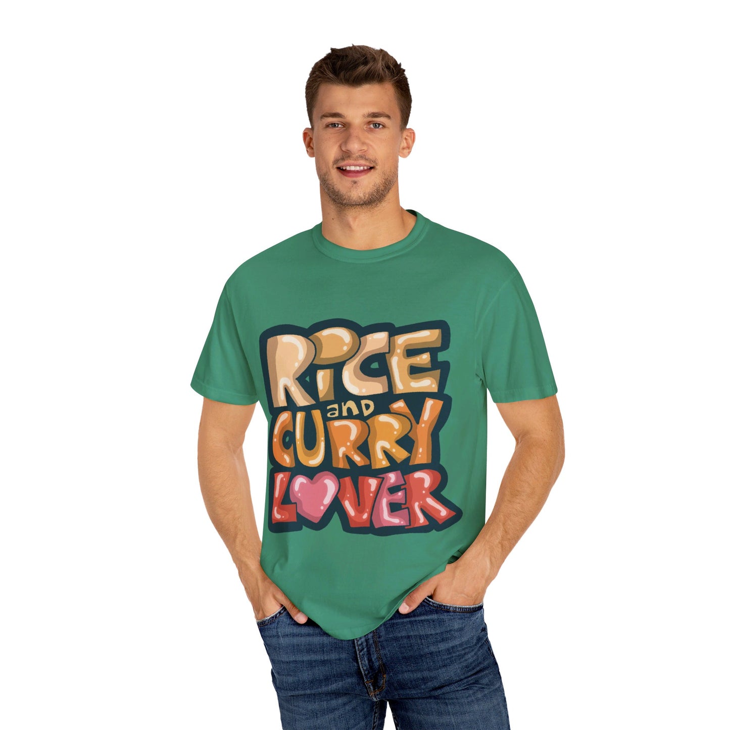 US-Unisex Garment-Dyed T-shirt-RICEANDCURRYLOVER