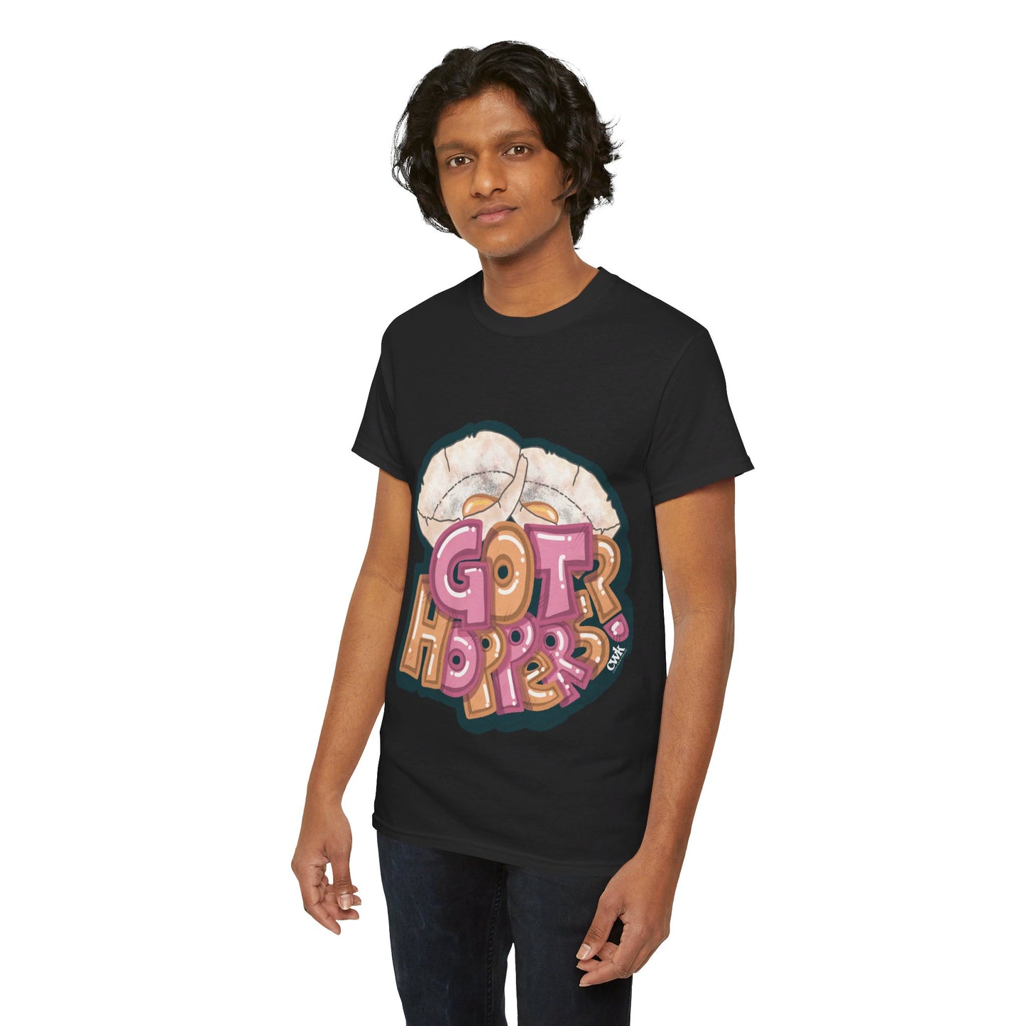 AU_Unisex Heavy Cotton Tee -GOT HOPPERS?