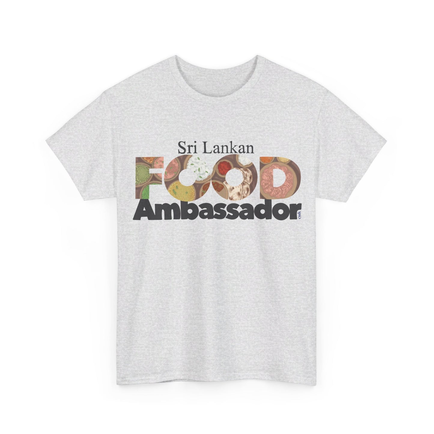 AU_Unisex Heavy Cotton Tee -SRI LANKAN FOOD AMBASSADOR