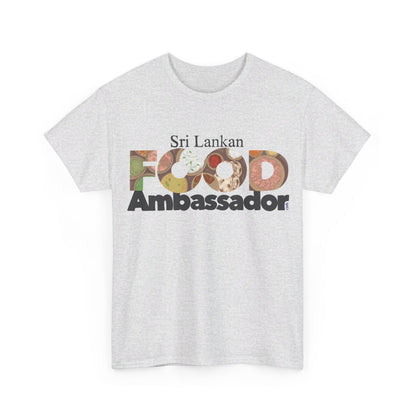AU_Unisex Heavy Cotton Tee -SRI LANKAN FOOD AMBASSADOR
