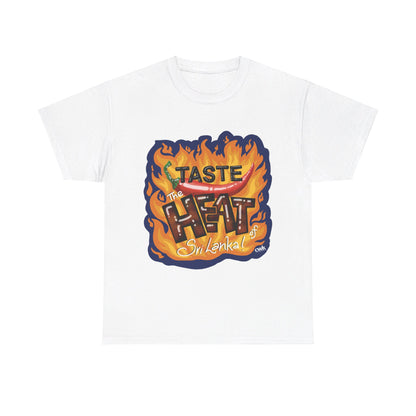 AU_Unisex Heavy Cotton Tee -TASTE THE HEAT OF SRI LANKA