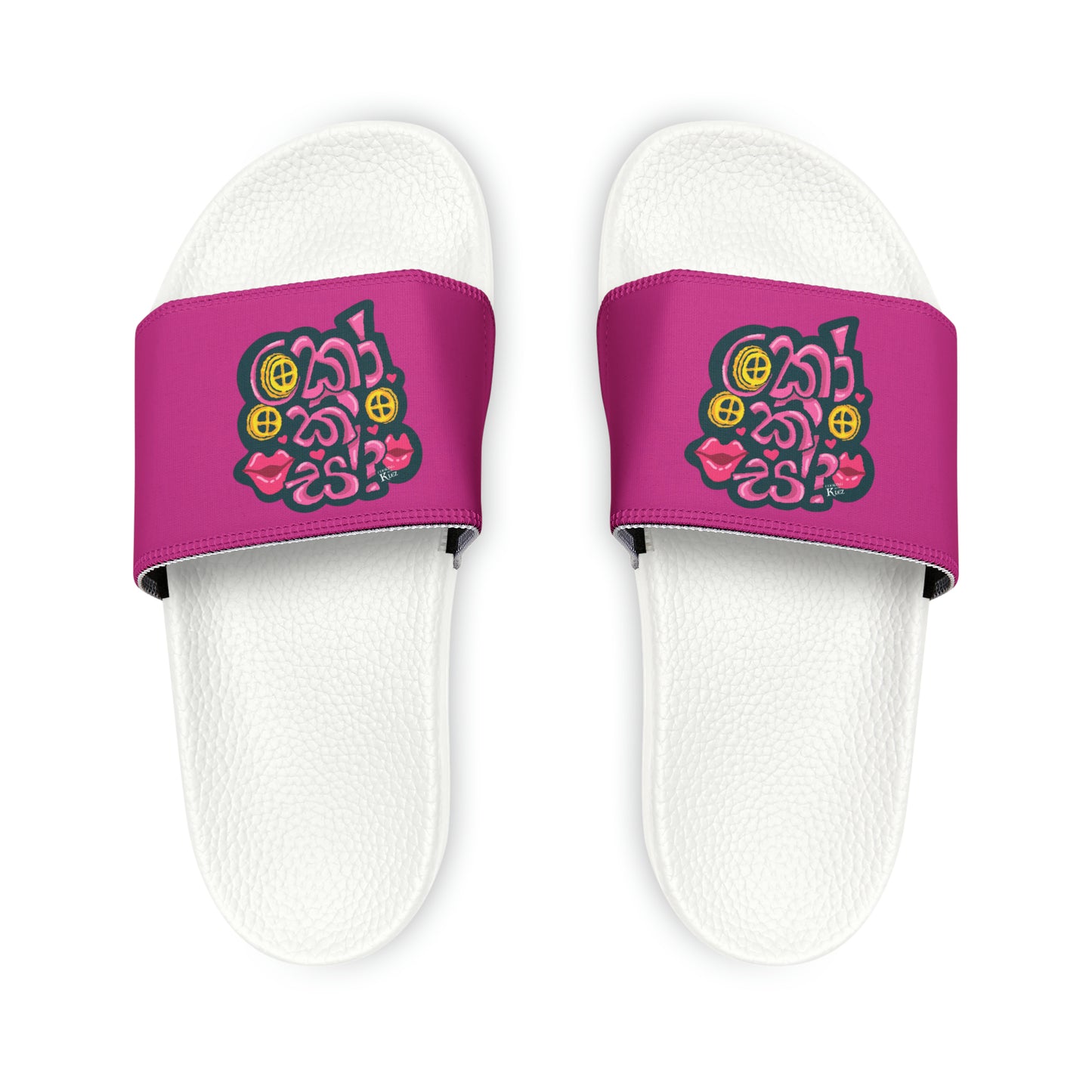 Women's PU Slide Sandals - Kokis