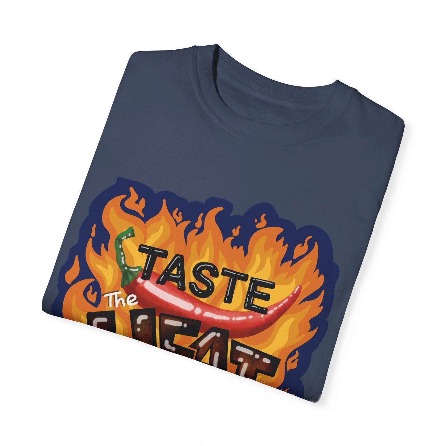 US-Unisex Garment-Dyed T-shirt-TASTE THE HEAT OF SRI LANKA