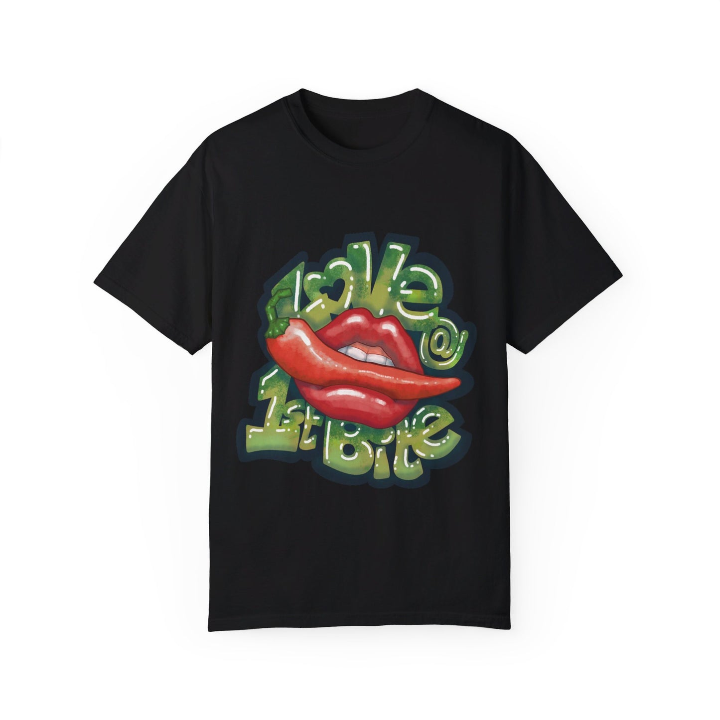 US-Unisex Garment-Dyed T-shirt-LOVE@1ST BITE