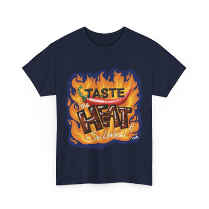 AU_Unisex Heavy Cotton Tee -TASTE THE HEAT OF SRI LANKA
