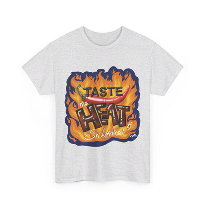 AU_Unisex Heavy Cotton Tee -TASTE THE HEAT OF SRI LANKA