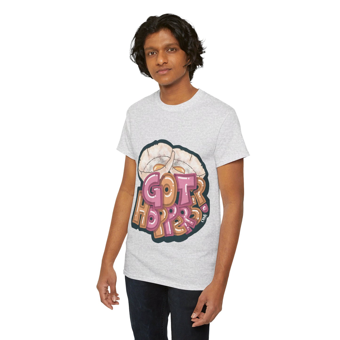 AU_Unisex Heavy Cotton Tee -GOT HOPPERS?