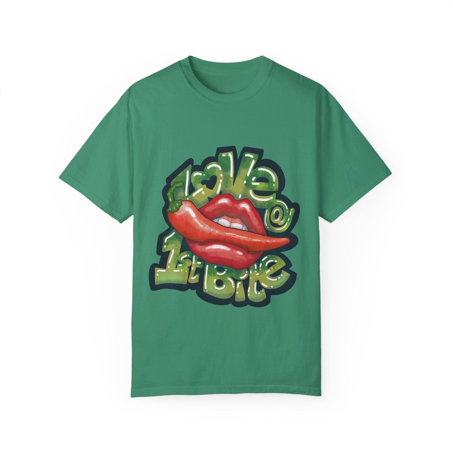 US-Unisex Garment-Dyed T-shirt-LOVE@1ST BITE