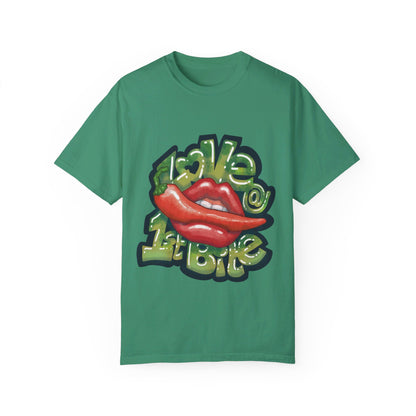 US-Unisex Garment-Dyed T-shirt-LOVE@1ST BITE