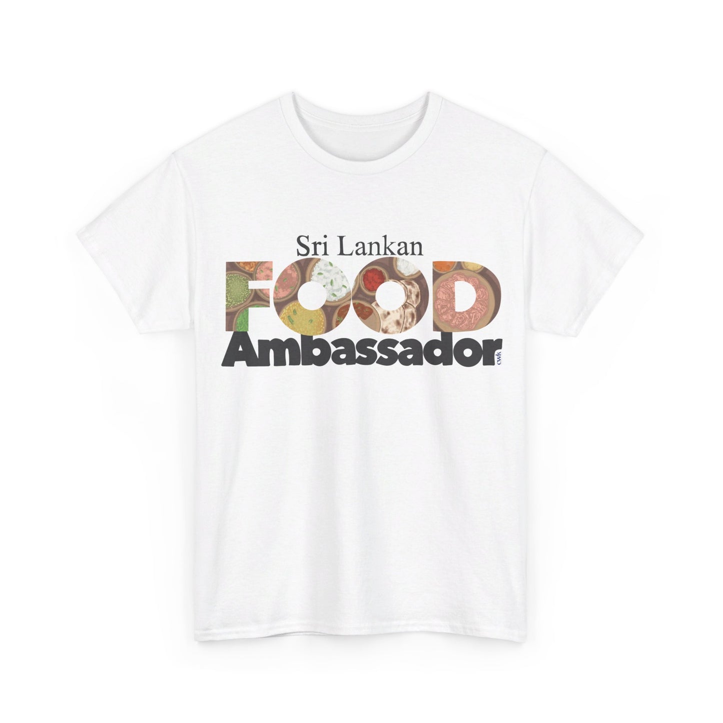 AU_Unisex Heavy Cotton Tee -SRI LANKAN FOOD AMBASSADOR