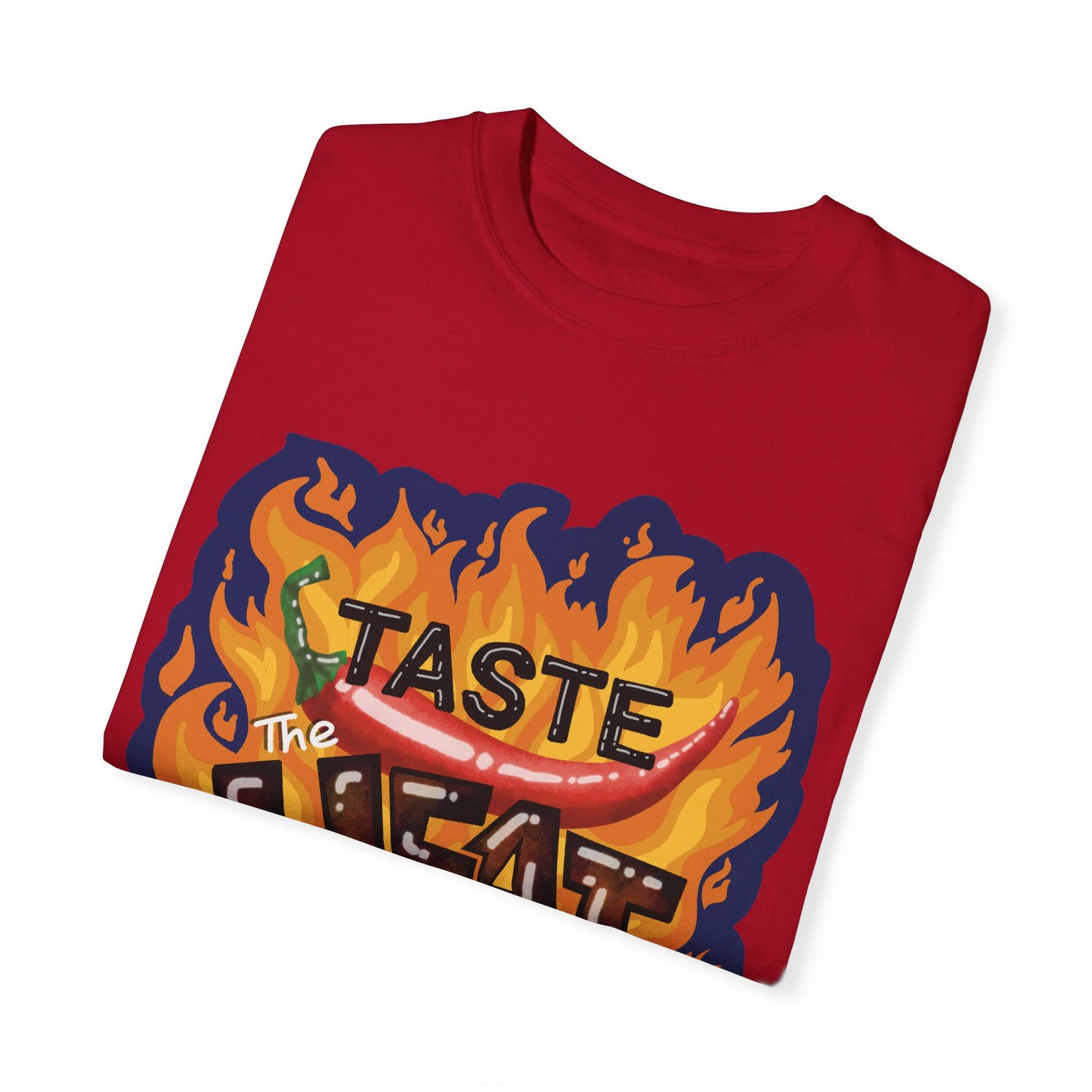 US-Unisex Garment-Dyed T-shirt-TASTE THE HEAT OF SRI LANKA