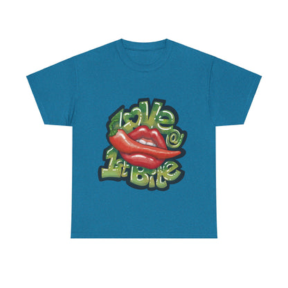 AU_Unisex Heavy Cotton Tee - LOVE @1ST BITE