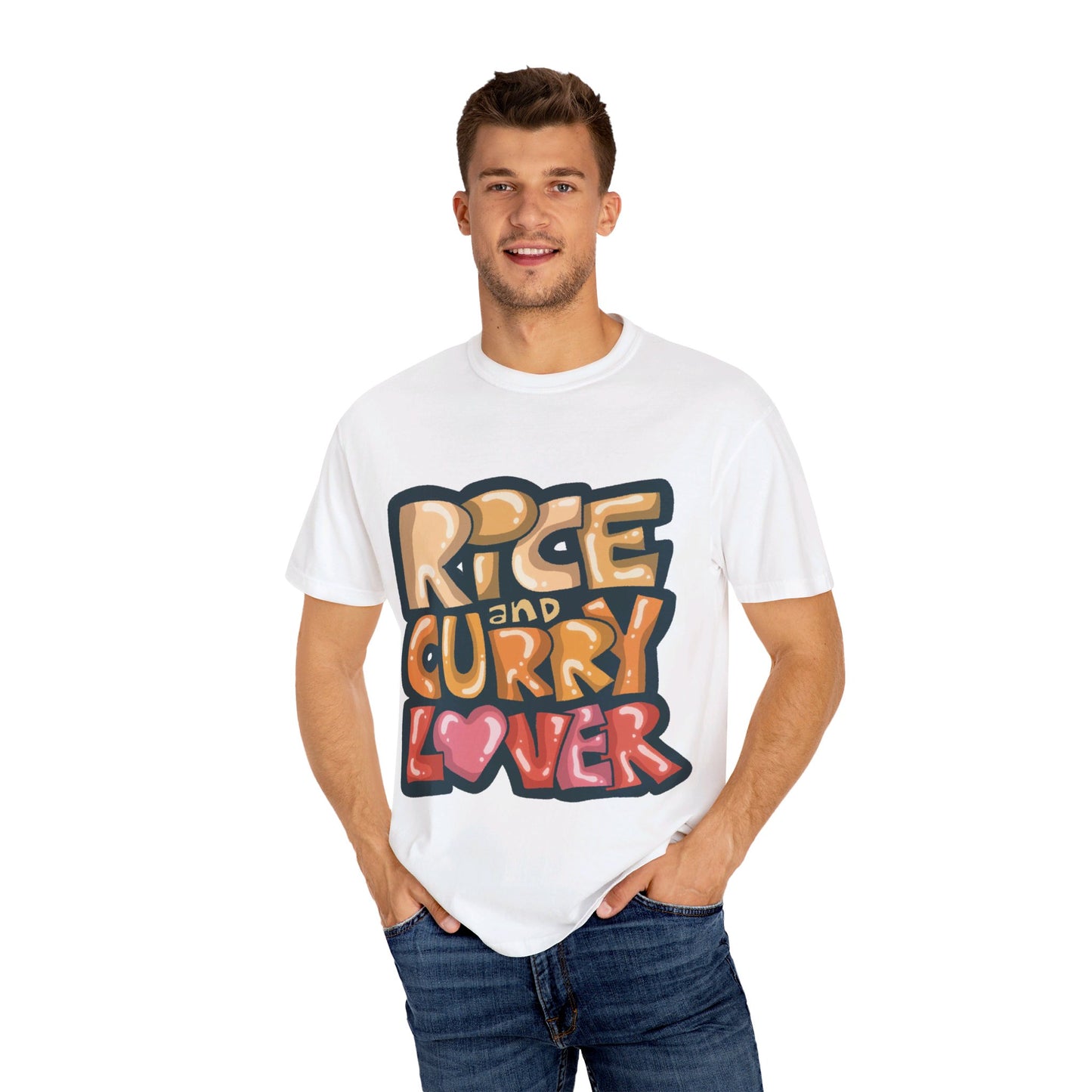 US-Unisex Garment-Dyed T-shirt-RICEANDCURRYLOVER