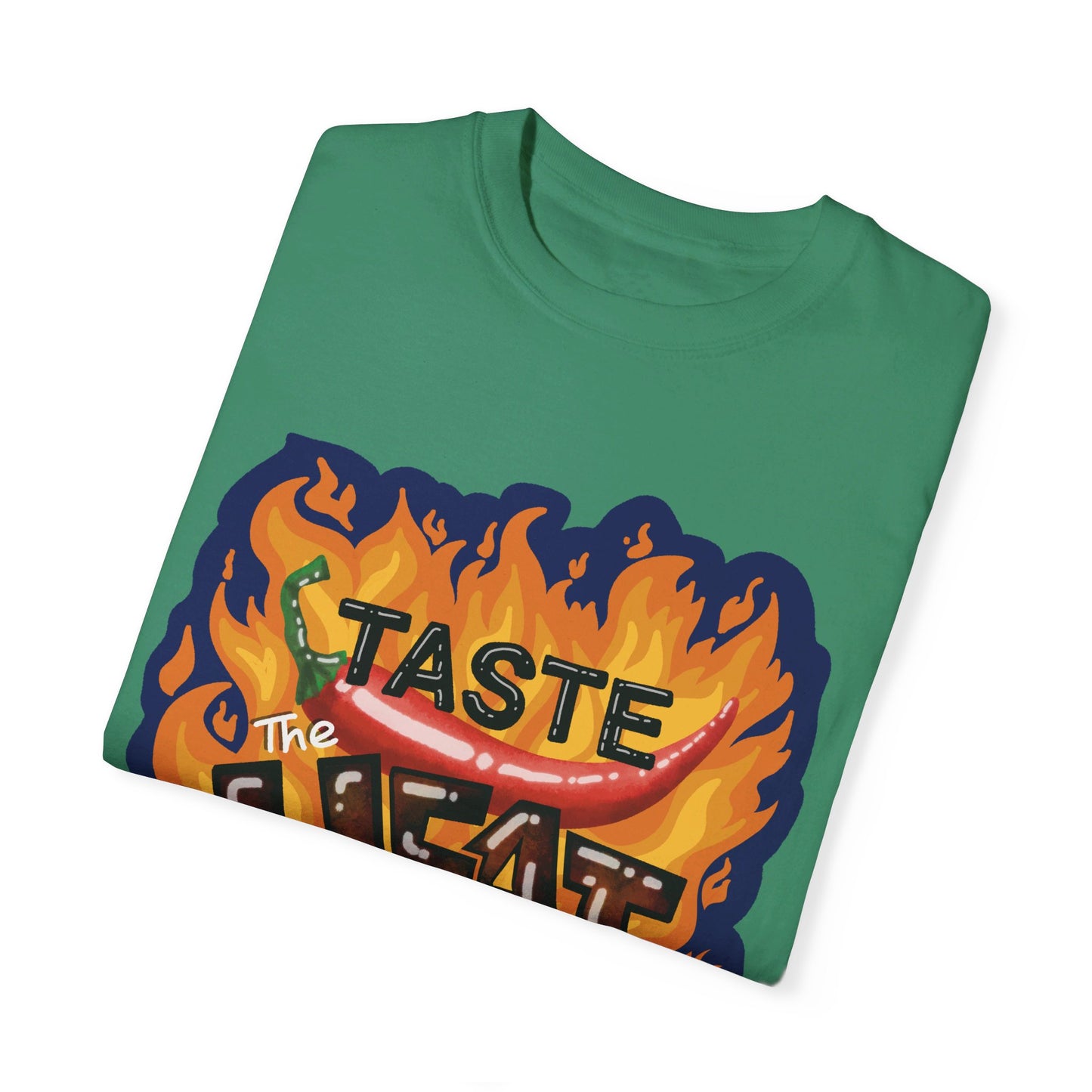 US-Unisex Garment-Dyed T-shirt-TASTE THE HEAT OF SRI LANKA