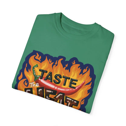 US-Unisex Garment-Dyed T-shirt-TASTE THE HEAT OF SRI LANKA