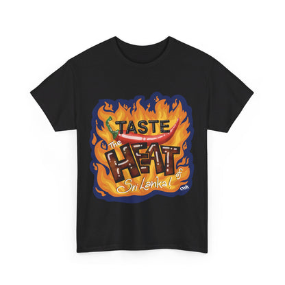 AU_Unisex Heavy Cotton Tee -TASTE THE HEAT OF SRI LANKA