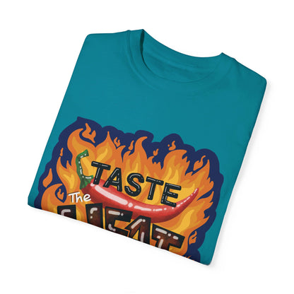US-Unisex Garment-Dyed T-shirt-TASTE THE HEAT OF SRI LANKA