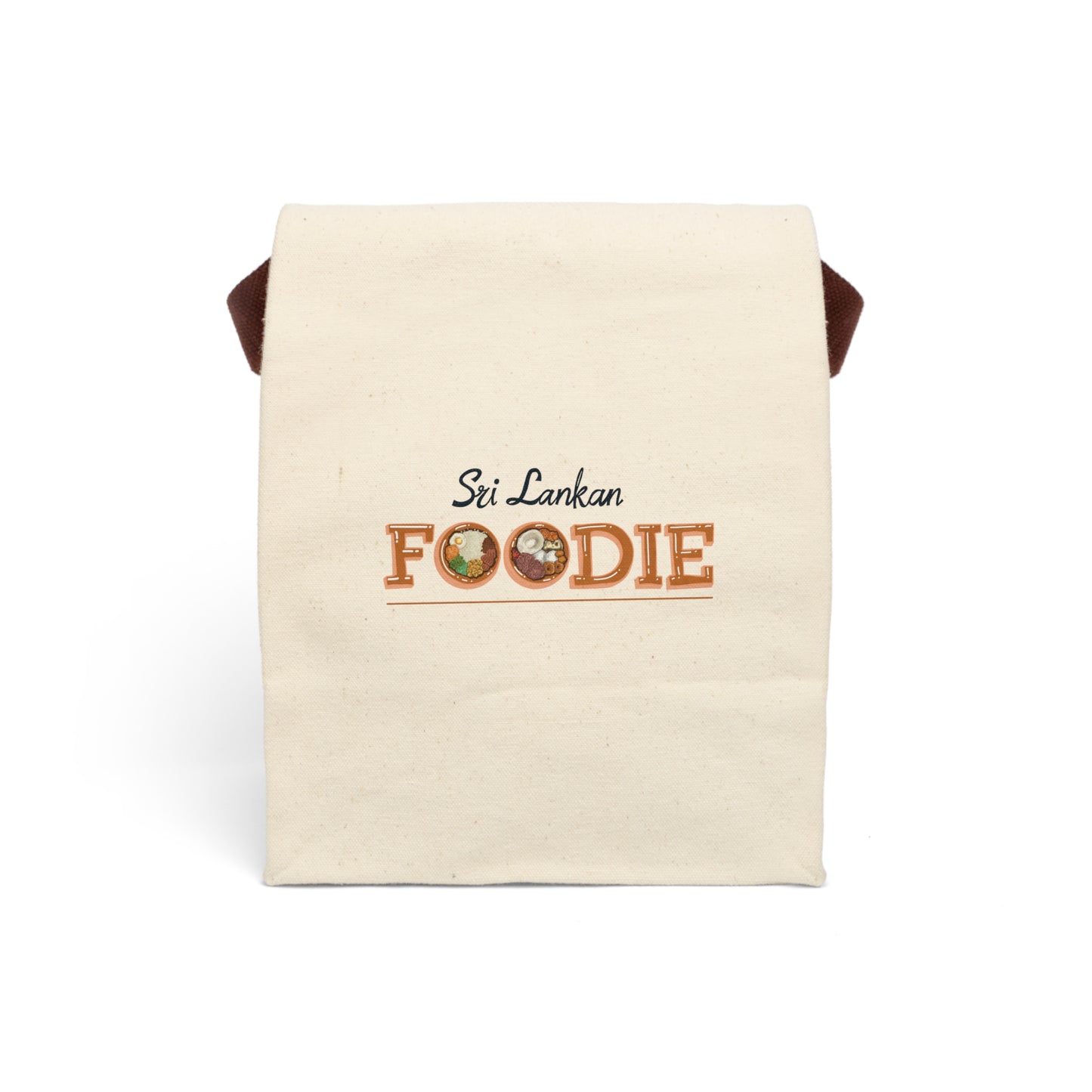 Canvas Lunch Bag With Strap - Sri Lankan Foodie