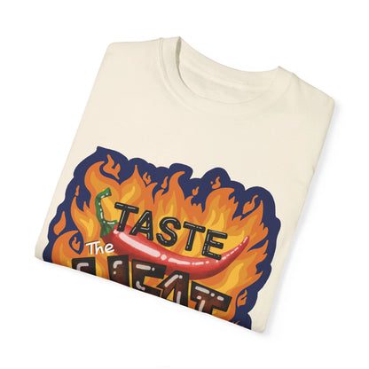US-Unisex Garment-Dyed T-shirt-TASTE THE HEAT OF SRI LANKA