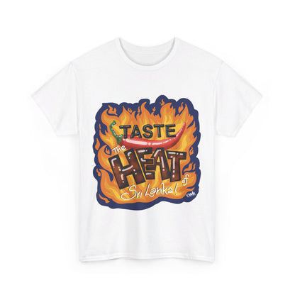 AU_Unisex Heavy Cotton Tee -TASTE THE HEAT OF SRI LANKA