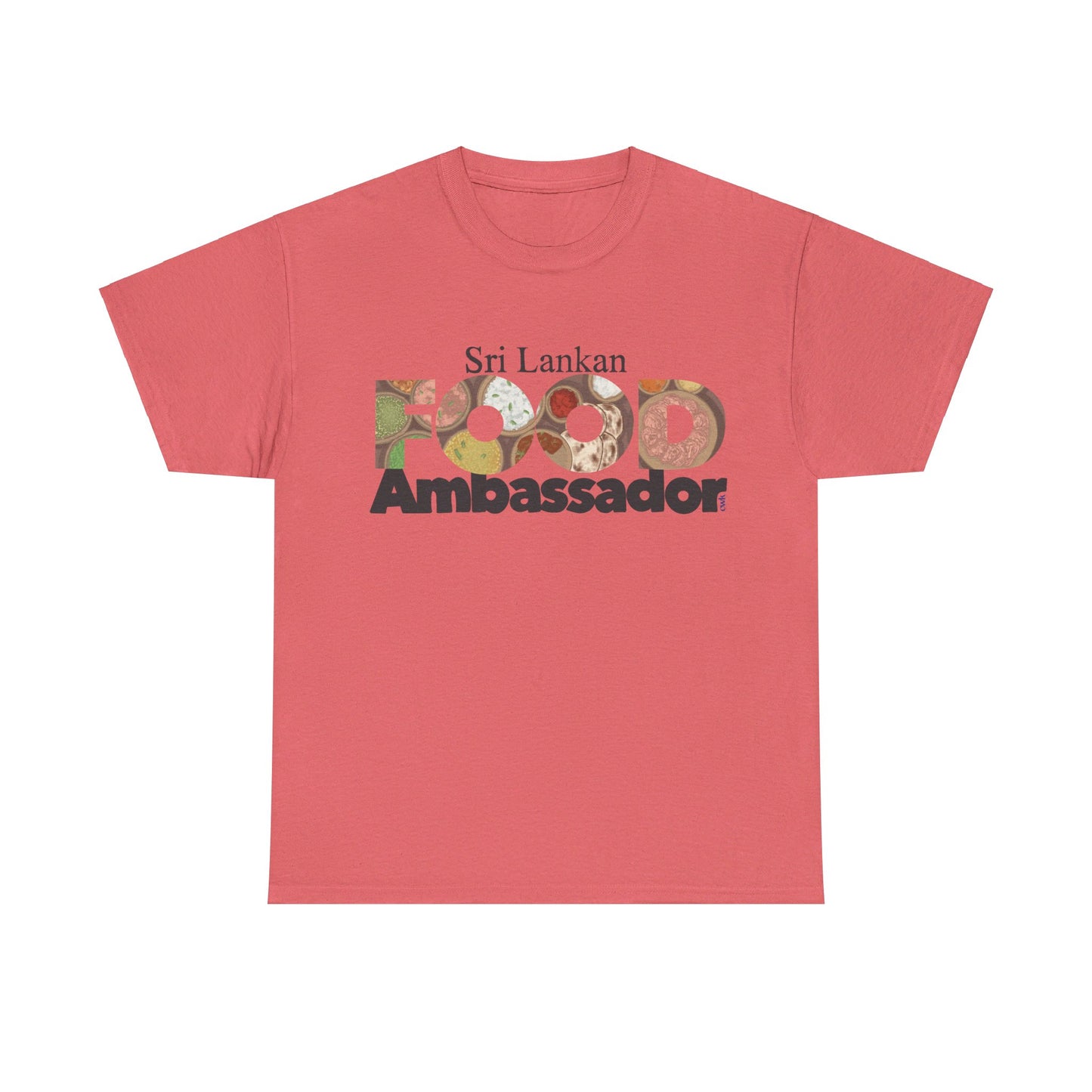 AU_Unisex Heavy Cotton Tee -SRI LANKAN FOOD AMBASSADOR