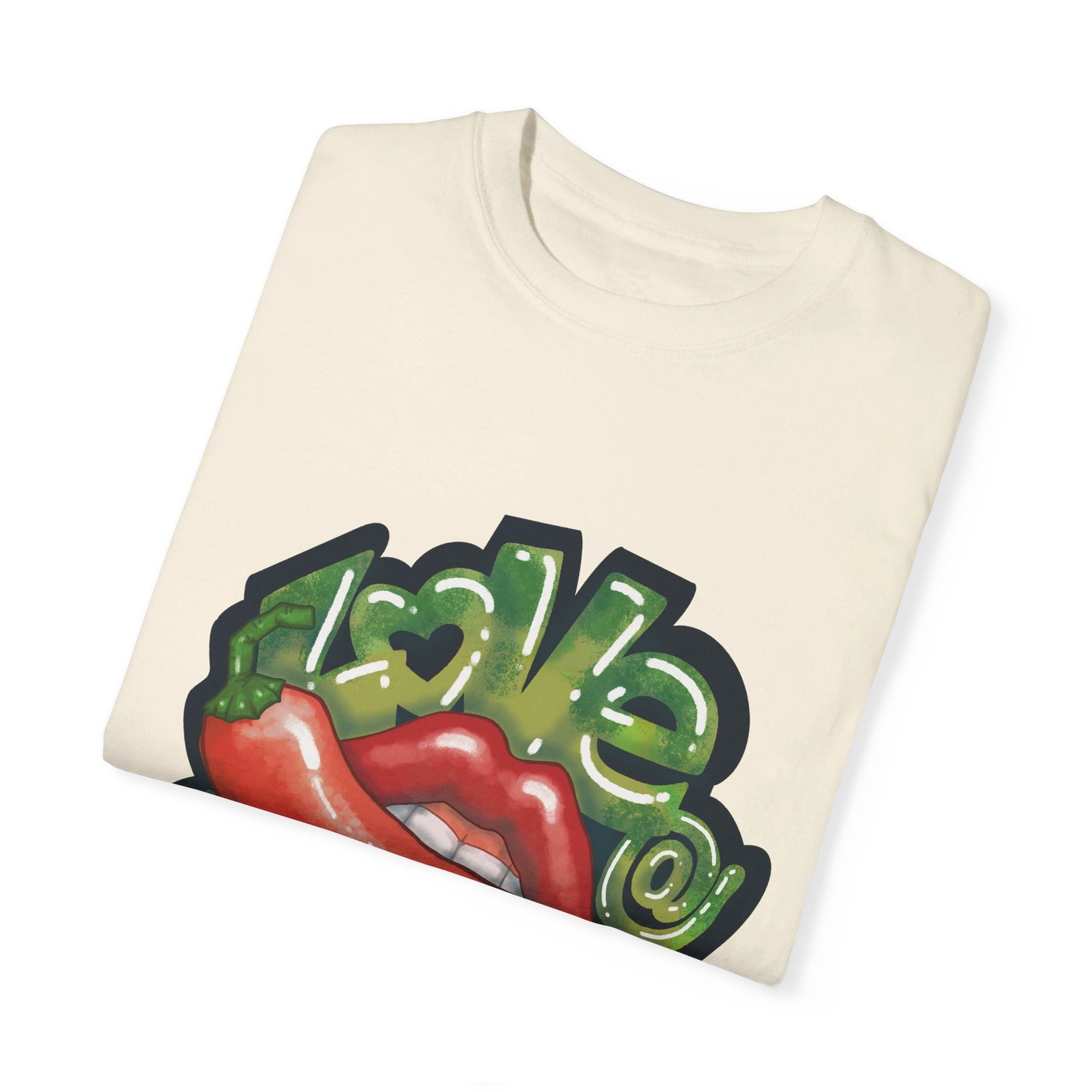US-Unisex Garment-Dyed T-shirt-LOVE@1ST BITE