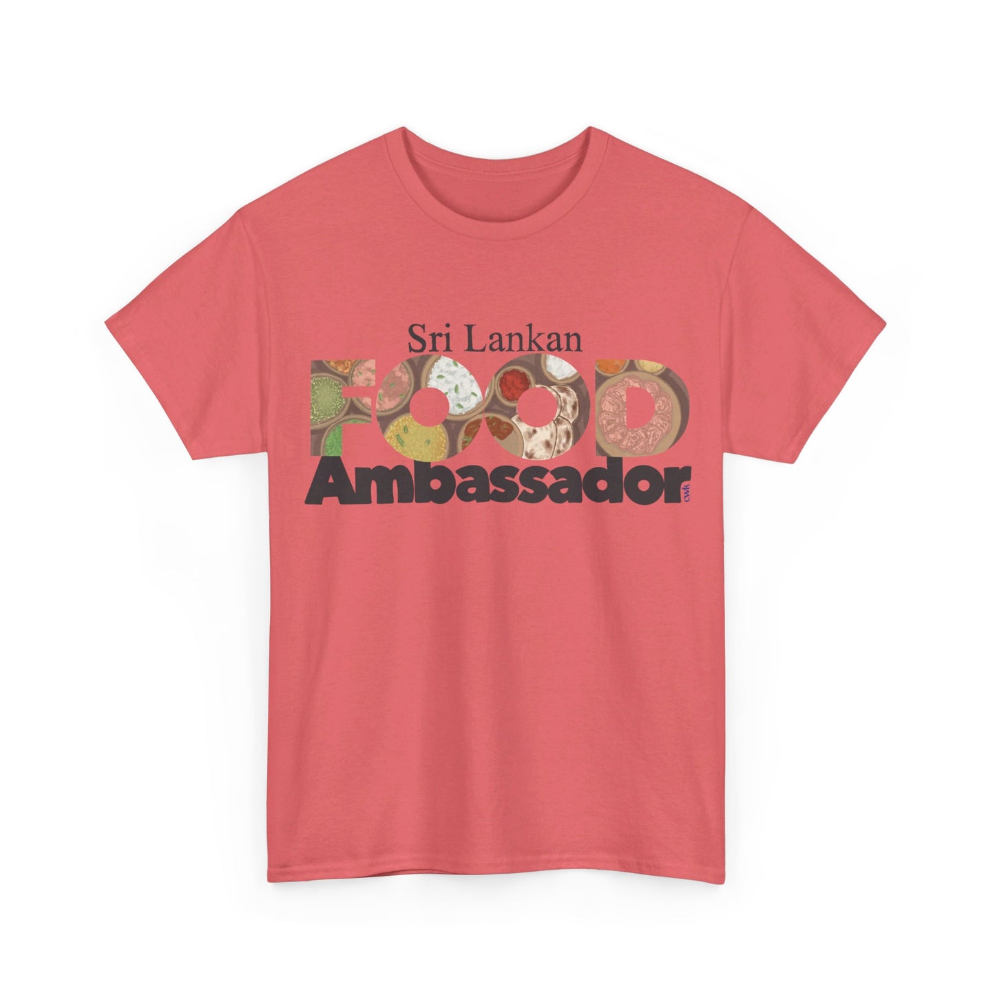 AU_Unisex Heavy Cotton Tee -SRI LANKAN FOOD AMBASSADOR