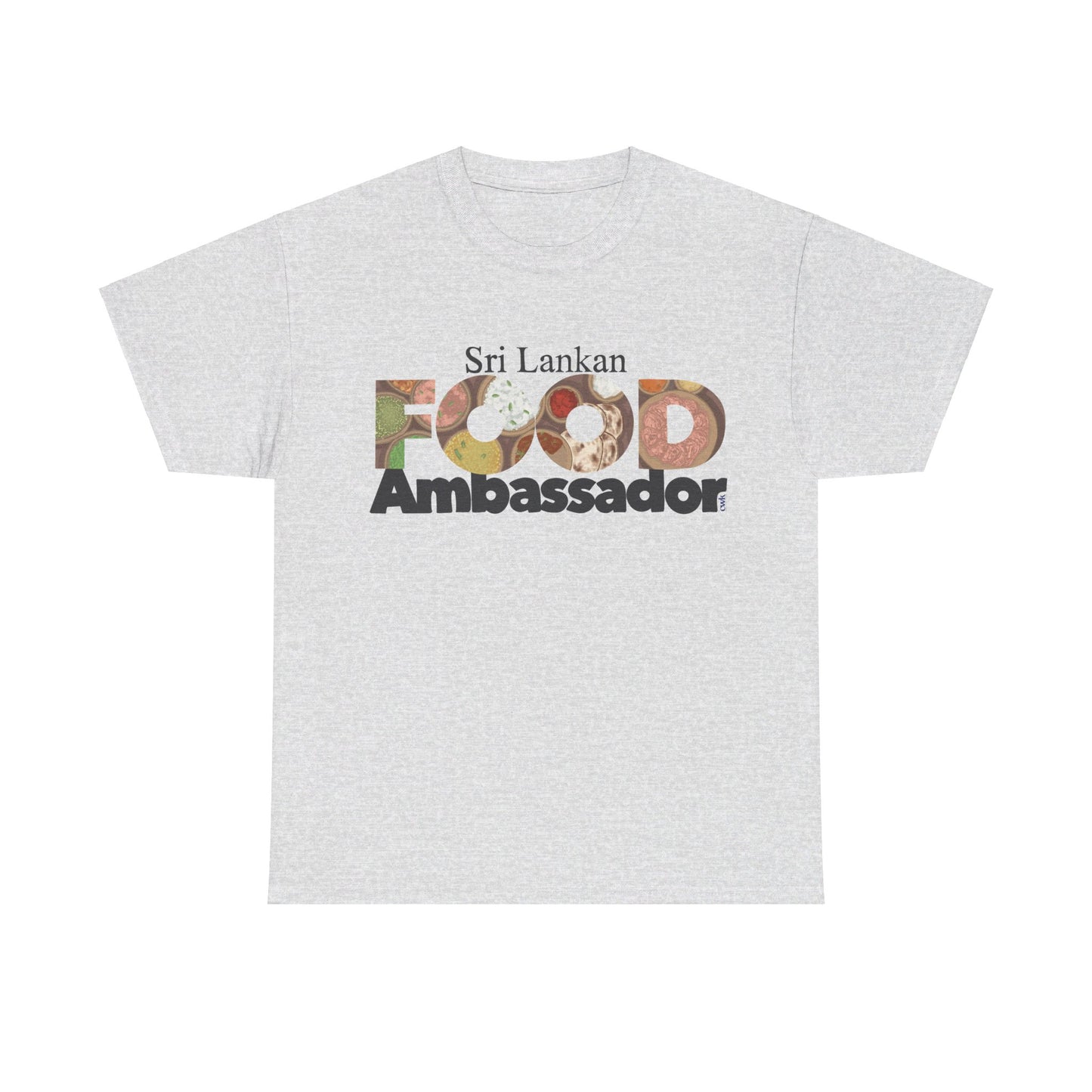 AU_Unisex Heavy Cotton Tee -SRI LANKAN FOOD AMBASSADOR