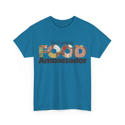AU_Unisex Heavy Cotton Tee -SRI LANKAN FOOD AMBASSADOR