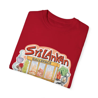 US-Unisex Garment-Dyed T-shirt -Sri Lankan Food Adventure