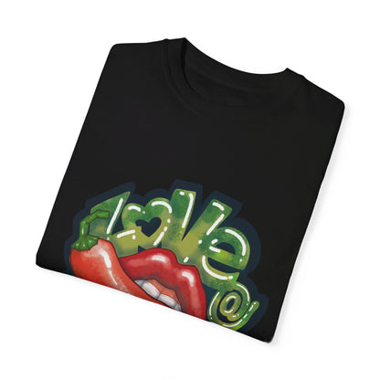 US-Unisex Garment-Dyed T-shirt-LOVE@1ST BITE