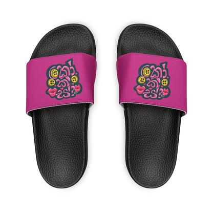Women's PU Slide Sandals - Kokis
